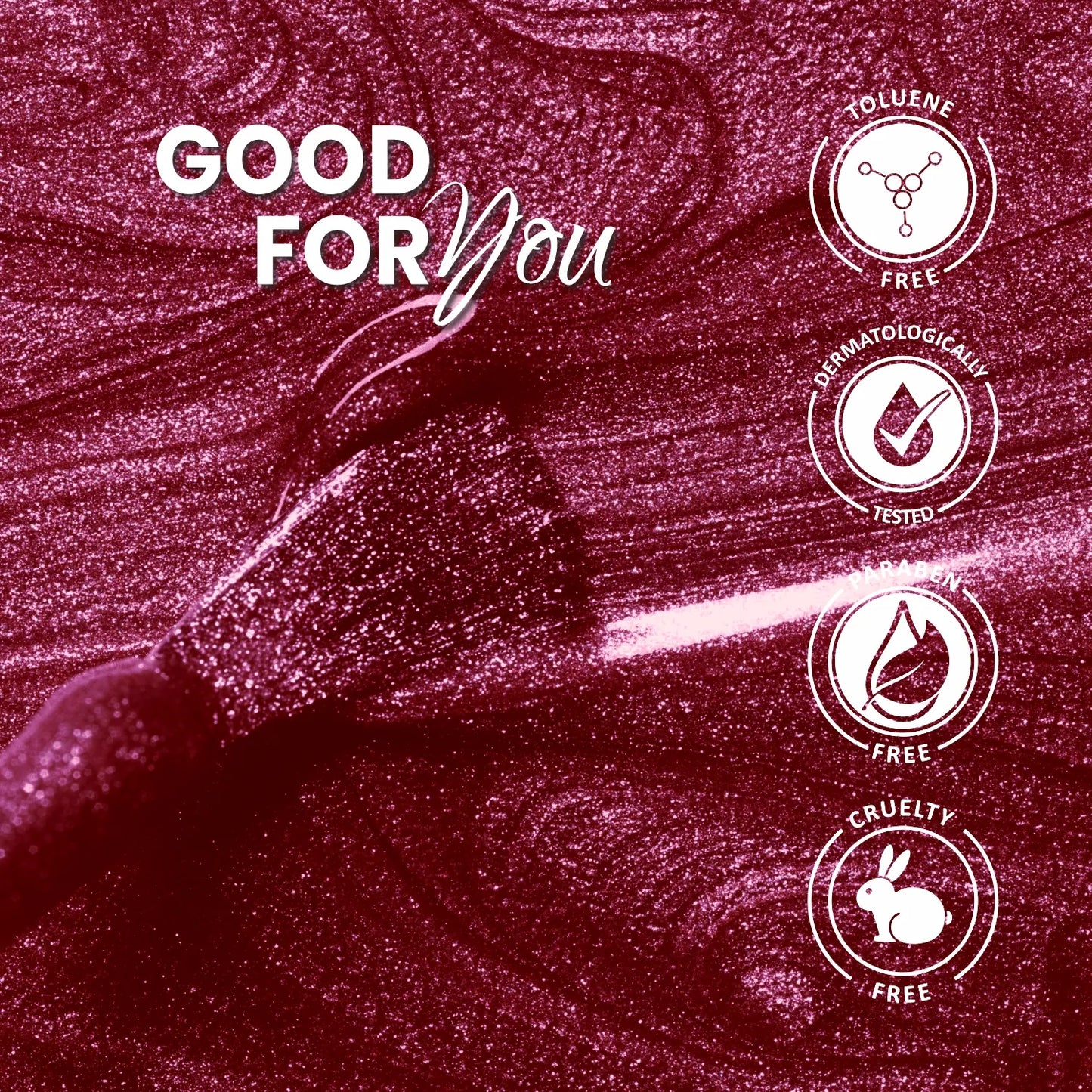 Premium Shimmer Nail Polish - 225 Purple Candy