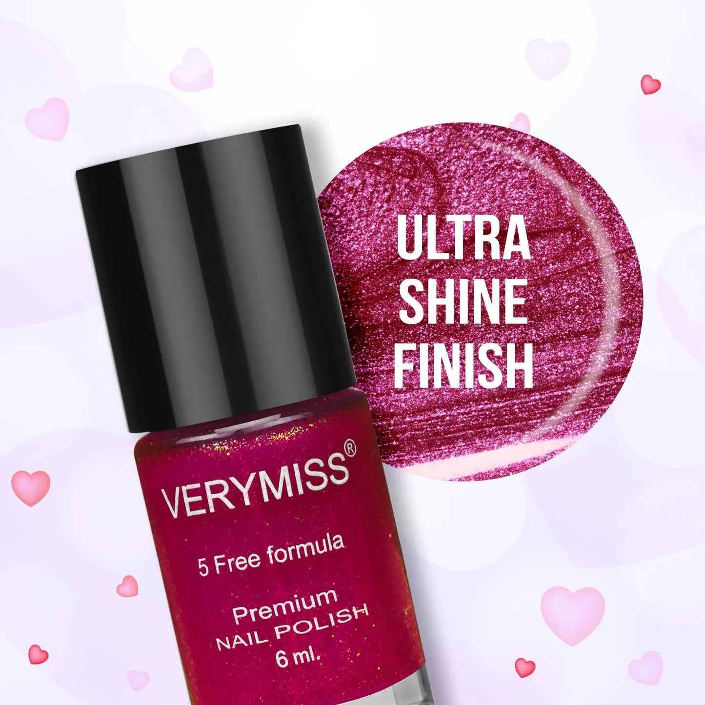 Premium Shimmer Nail Polish - 226 Pink Wink