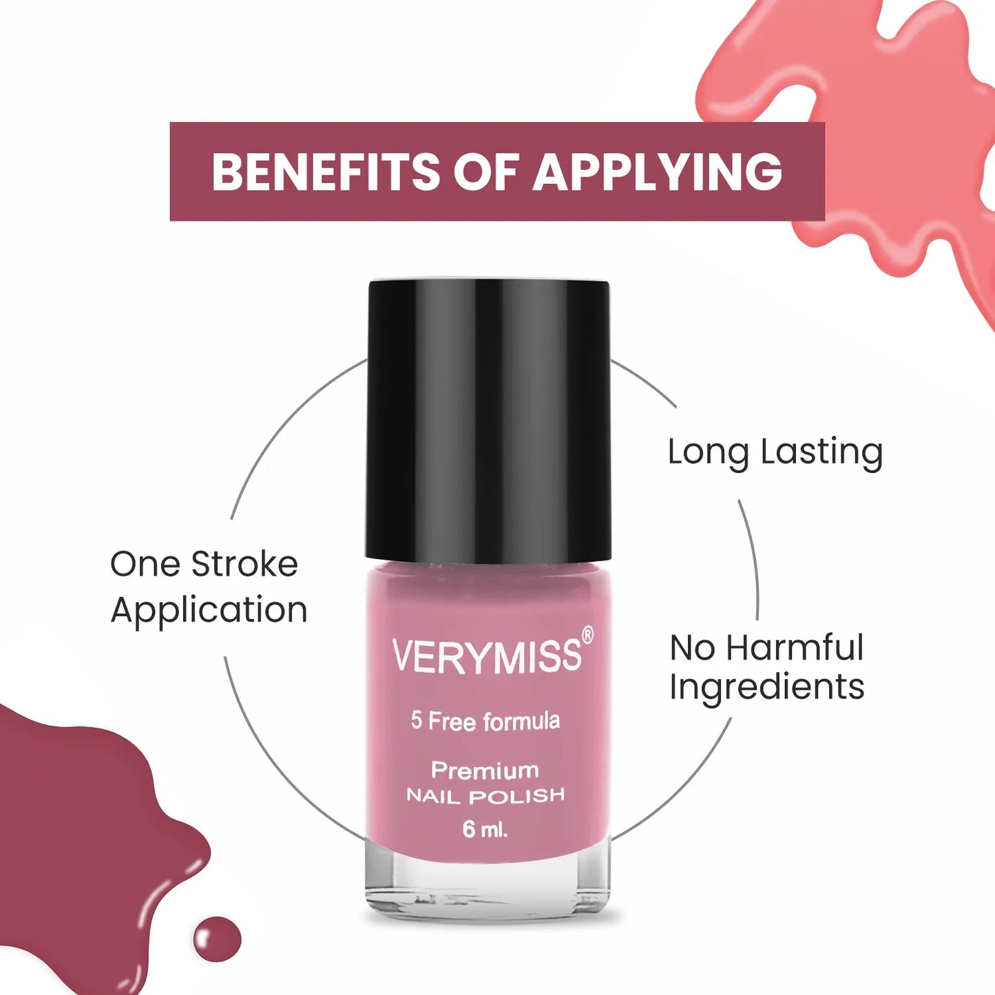 Premium Shimmer Nail Polish - 226 Pink Wink