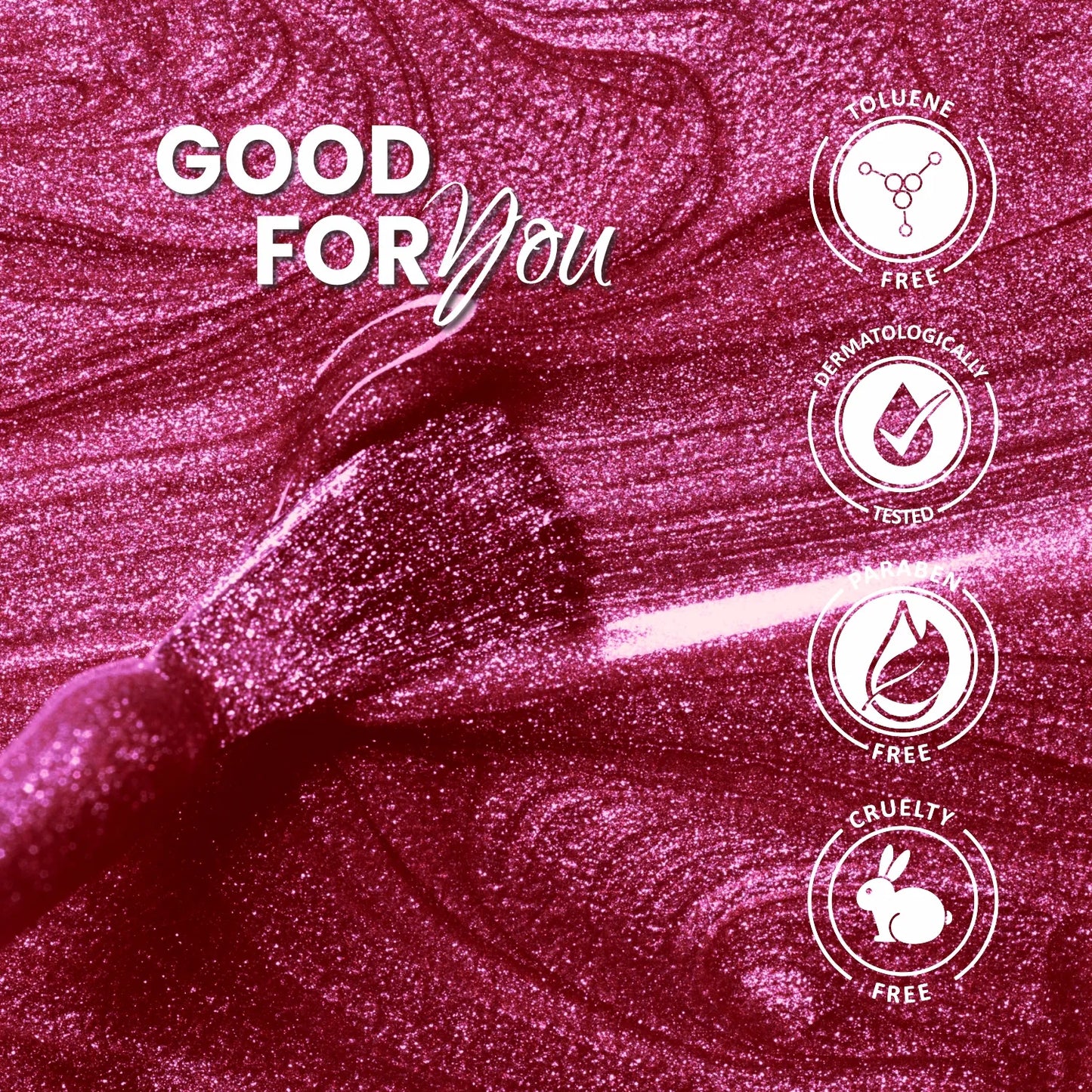Premium Shimmer Nail Polish - 226 Pink Wink