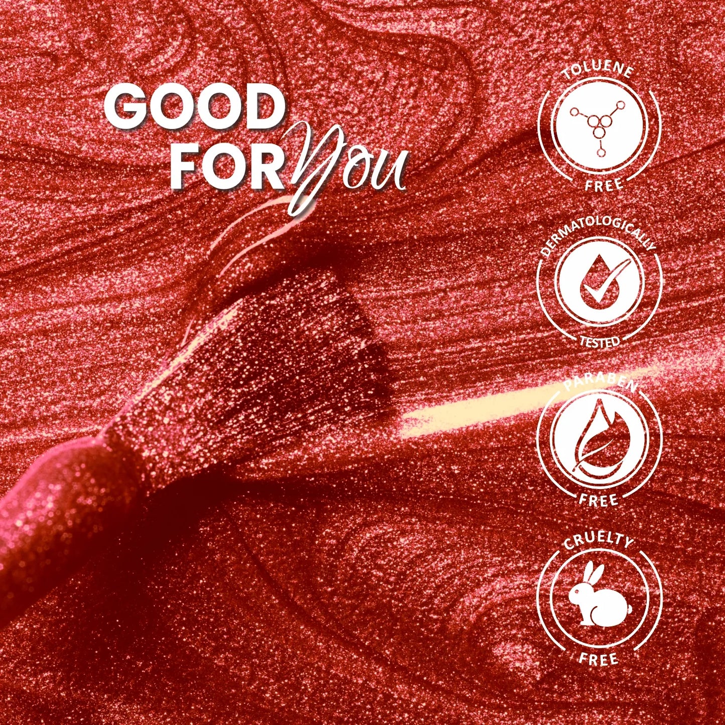 Premium Shimmer Nail Polish - 227 Orange Pop