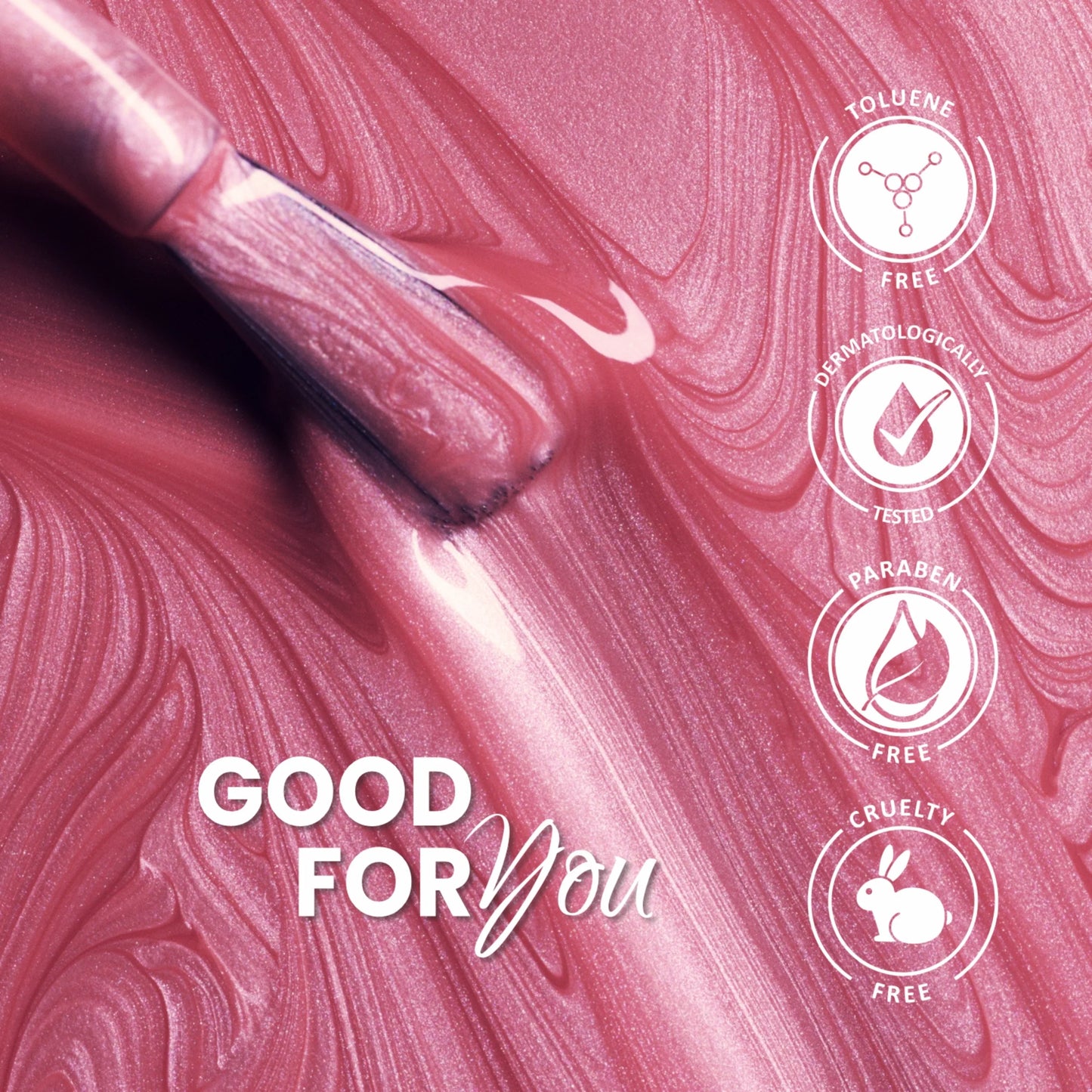 Premium Pearl Nail Polish - 242 Pink Shower