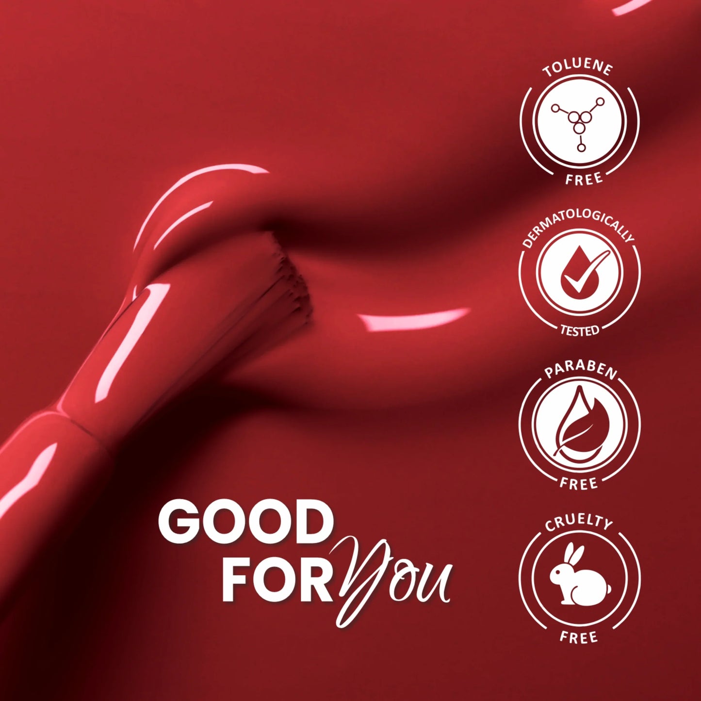 Premium Matte Nail Polish - 249 Red In Hot