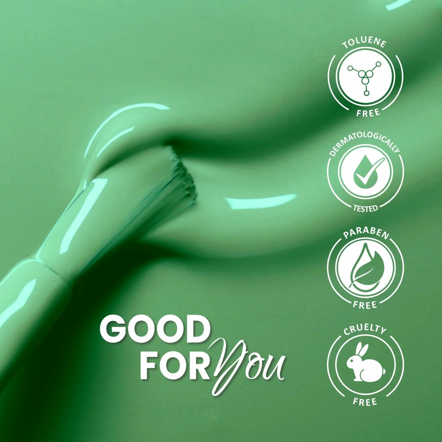 Premium Matte Nail Polish - 256 Delicious Green