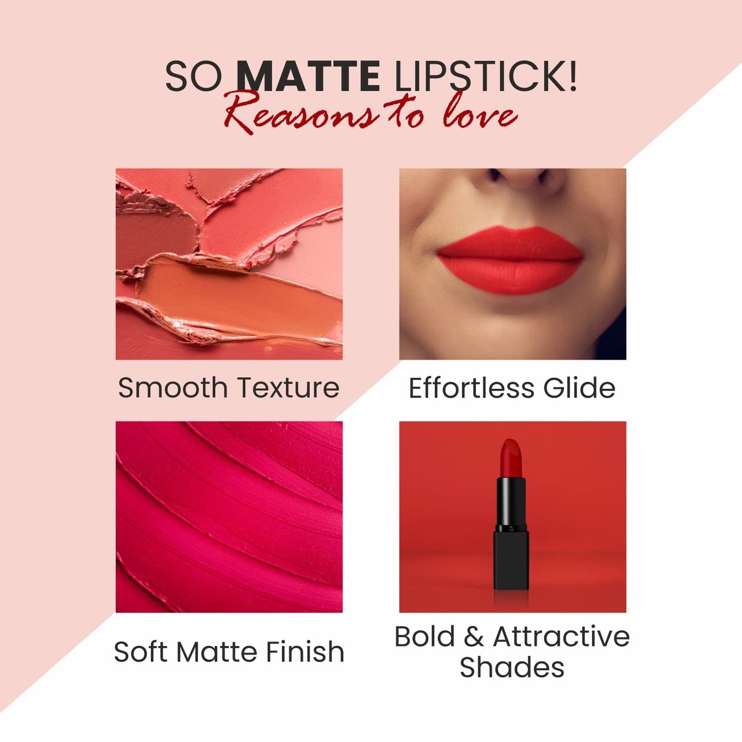 Wow Matte Lipstick - 22 Hot Red