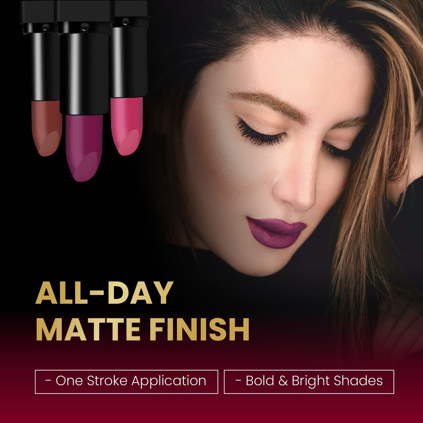 Wow Matte Lipstick - 02 Radiant Orange