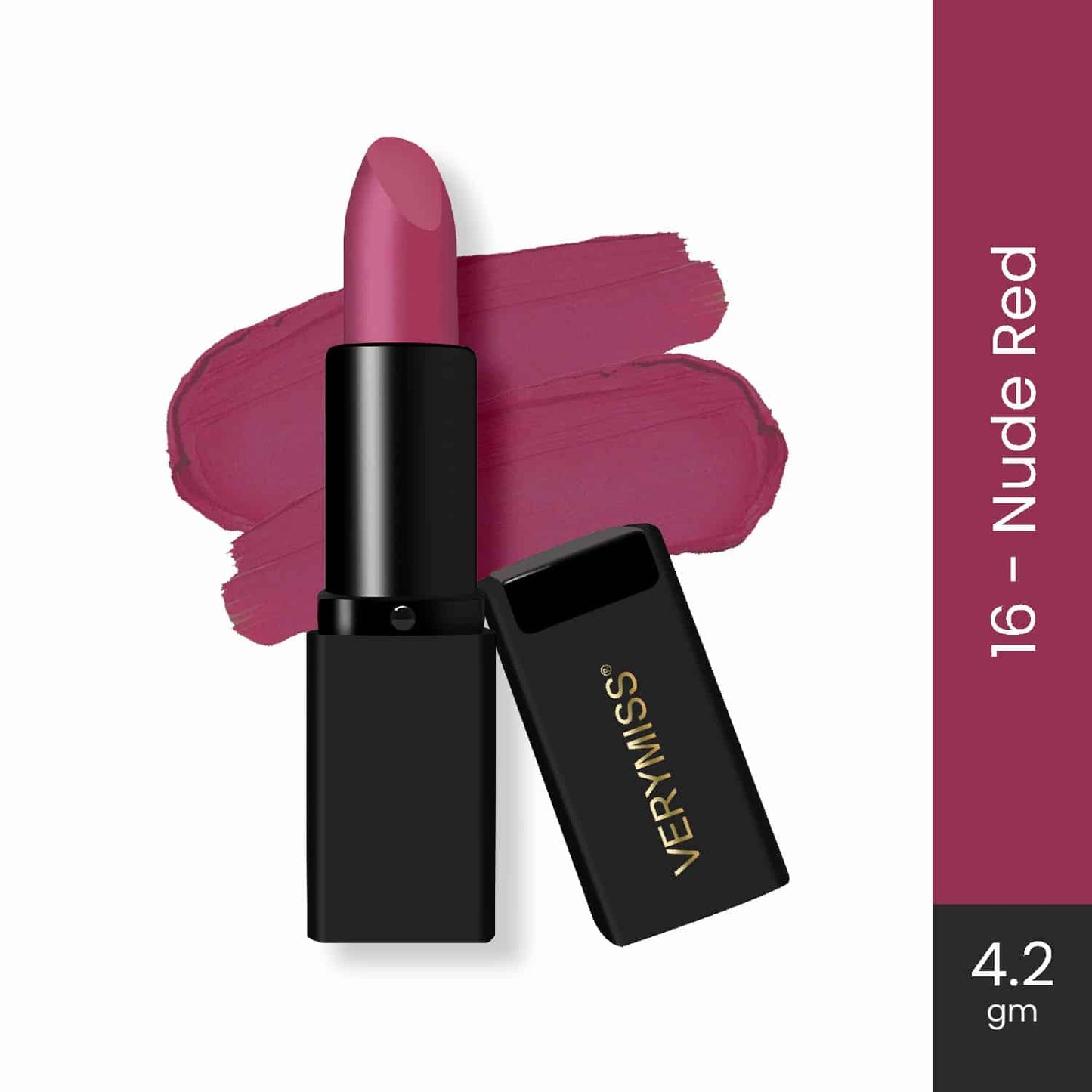 Wow Matte Lipstick - 16 Nude Red