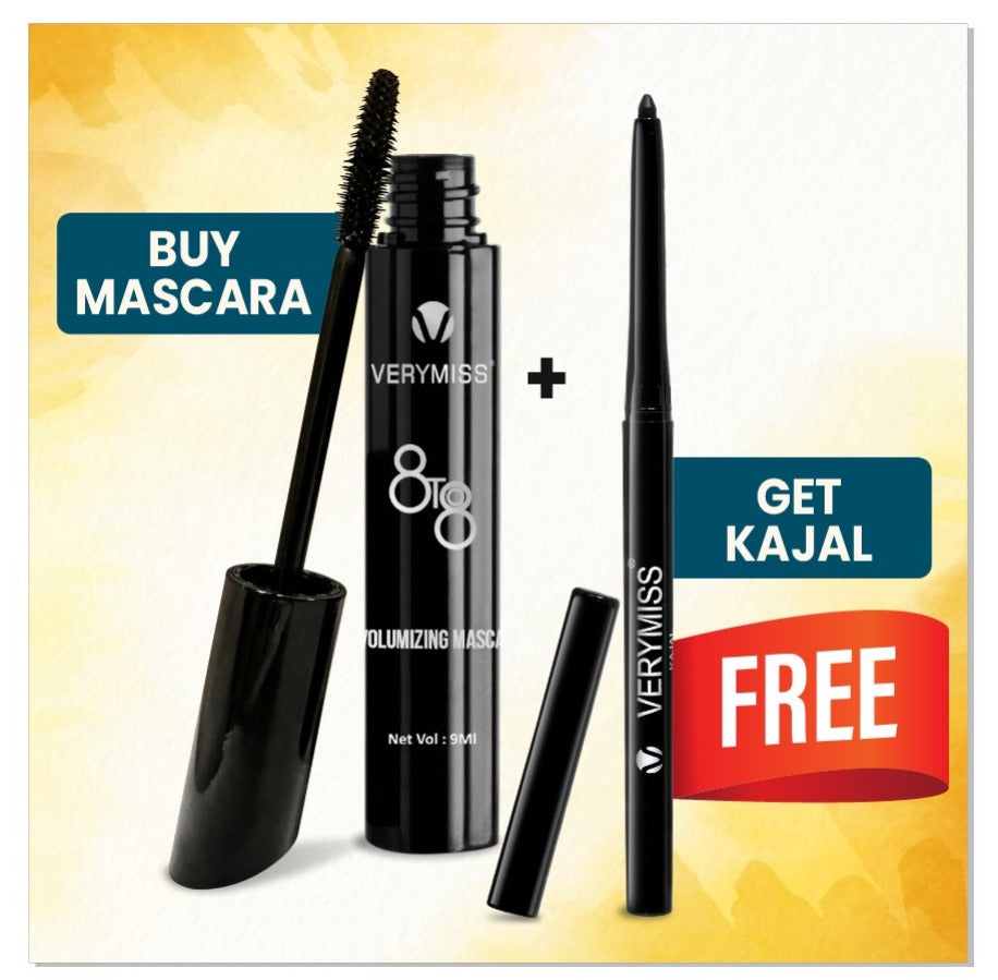 8 to 8 Volumizing Mascara + FREE Kajal