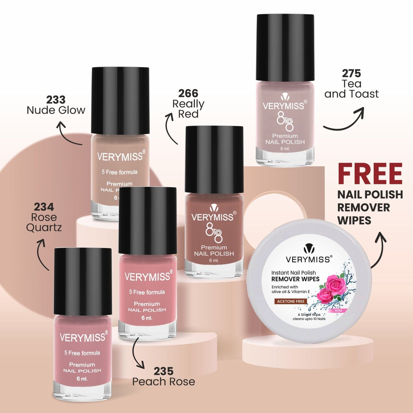 Perfect Nail Polish Kit (Set of 5)