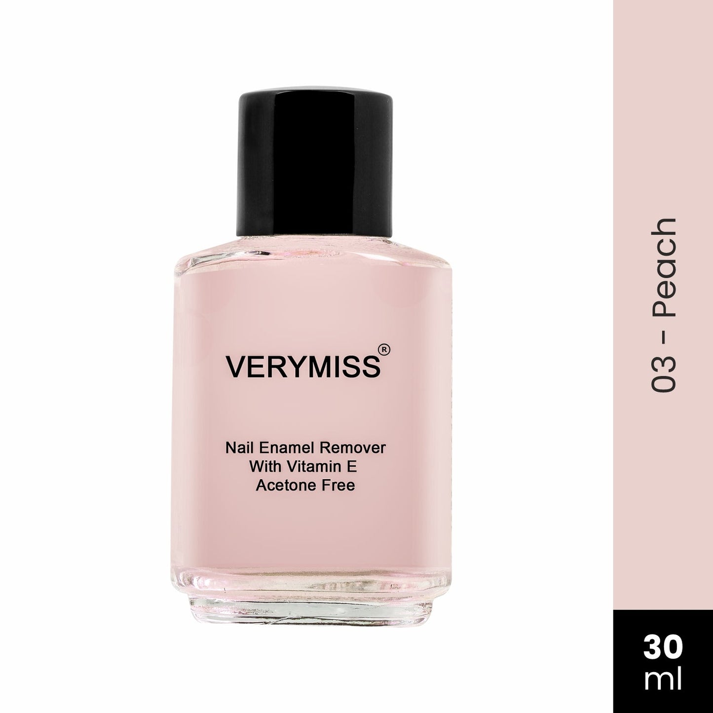 Nail Enamel Remover 30 ml - 03 Peach