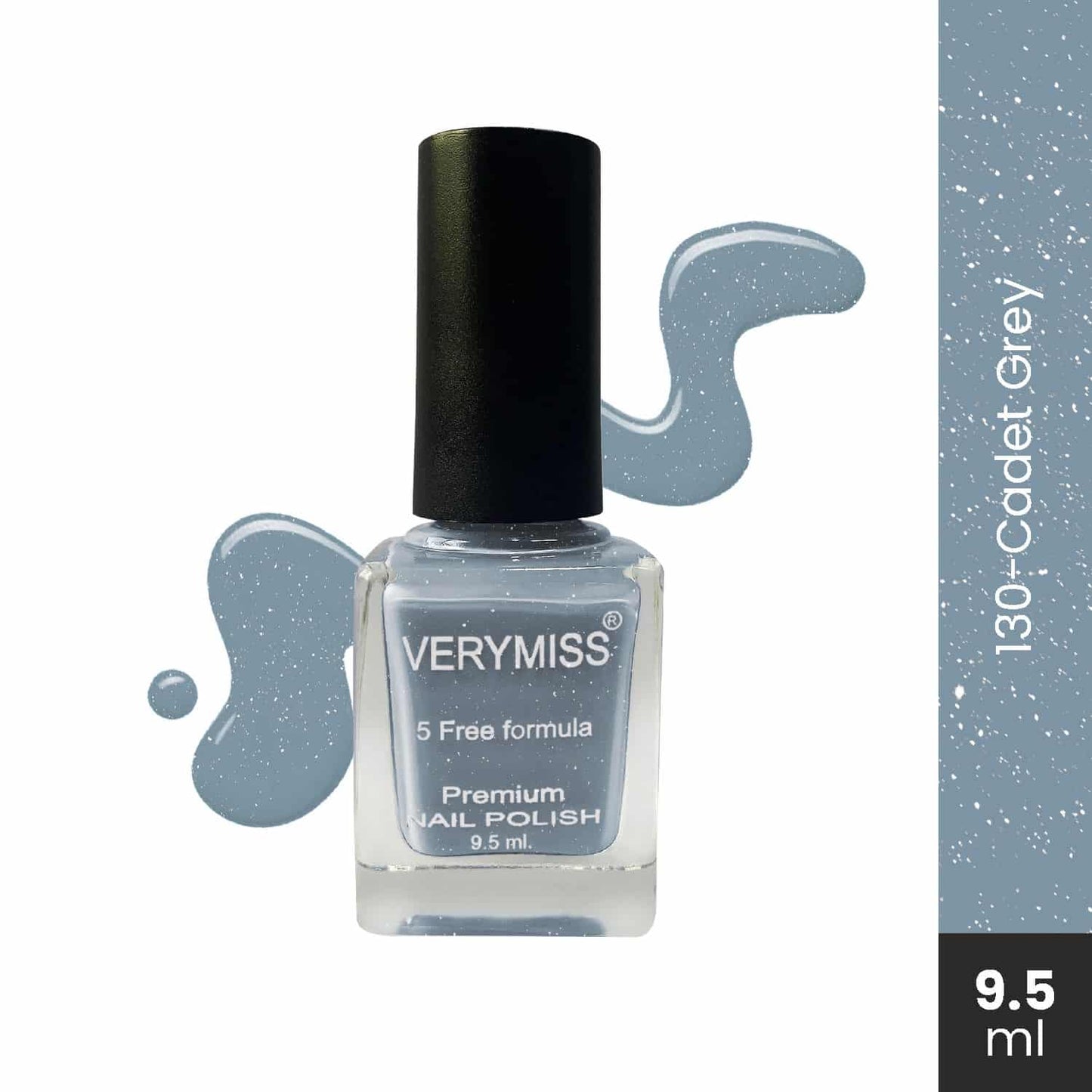 Premium Nail Polish - 130 Cadet Grey