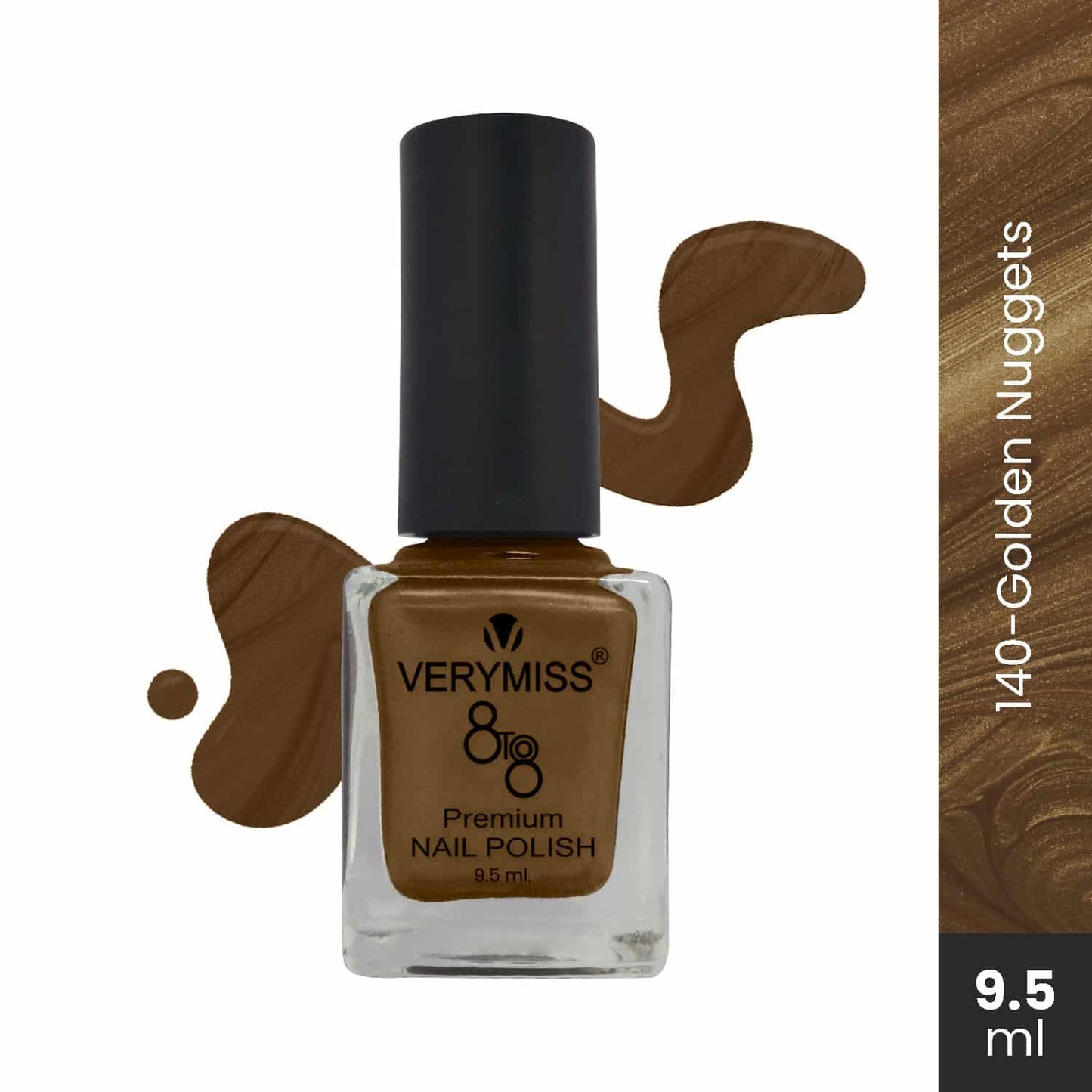 Premium Nail Polish - 140 Golden Nuggets
