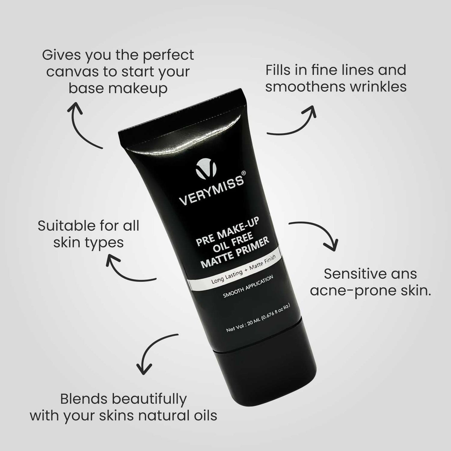 Glowing Foundation + Primer & FREE Multi-Use Beauty Blender + Rose Refreshing Wipes