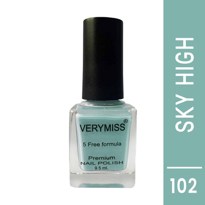 Premium Nail Polish - 102 Sky High