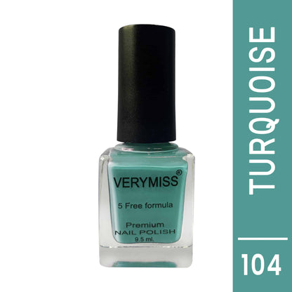 Premium Nail Polish - 104 Turquoise