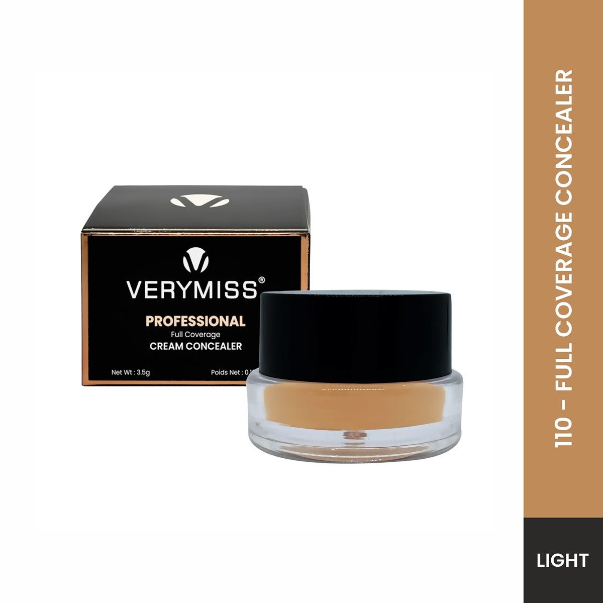 Professional Full Coverage Cream Concealer - 110  LIGHT