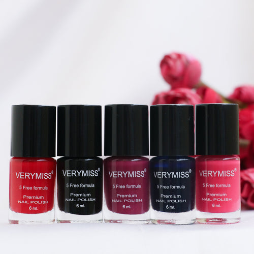 Glossy Nail Polish Kit (Set Of 5)