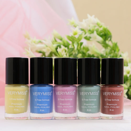 Premium Nail Polish Kit (Set of 5)