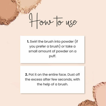 Verymiss Natural Glow Compact Powder 9 g I Vitamin E I SPF-Enriched I lightweight I 01 Ivory I Qty 1