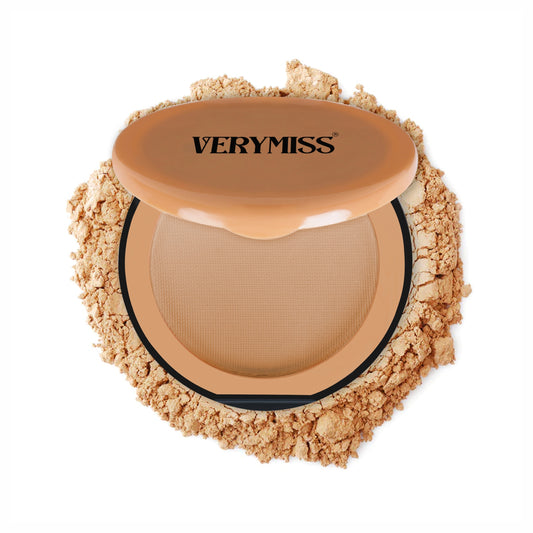 Verymiss Natural Glow Compact Powder 9 g I Vitamin E I SPF-Enriched I lightweight I 03 Beige I Qty 1