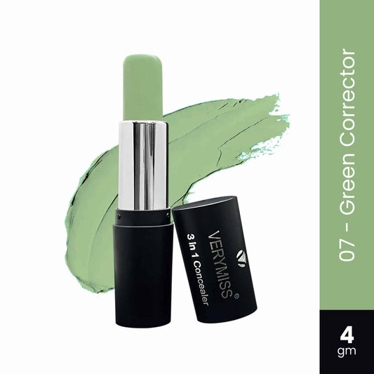 3 in 1 Concealer - 07 Green Corrector
