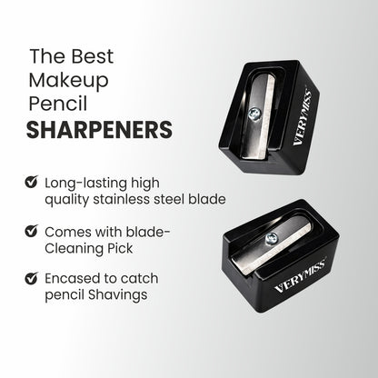 Verymiss Sharpener I Premium Blade I Easy to carry I Precise sharpening I Black I Qty1