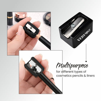 Verymiss Sharpener I Premium Blade I Easy to carry I Precise sharpening I Black I Qty1