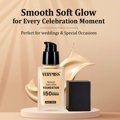 Natural Daily Glow Foundation  - 02 Light Beige