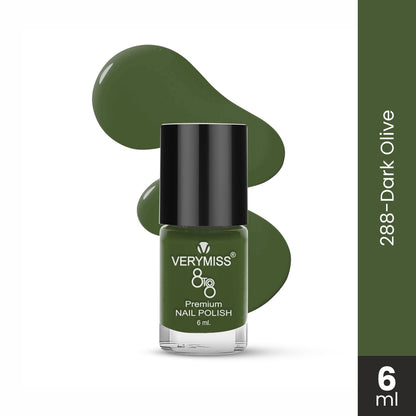 Premium Non UV Gel Nail Polish - 288 Dark Olive