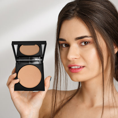 Verymiss Velvet Matte Finish Compact Powder 9 g I Comfortable for long-lasting I Non-oily matte finish I lightweight I 01 Ivory