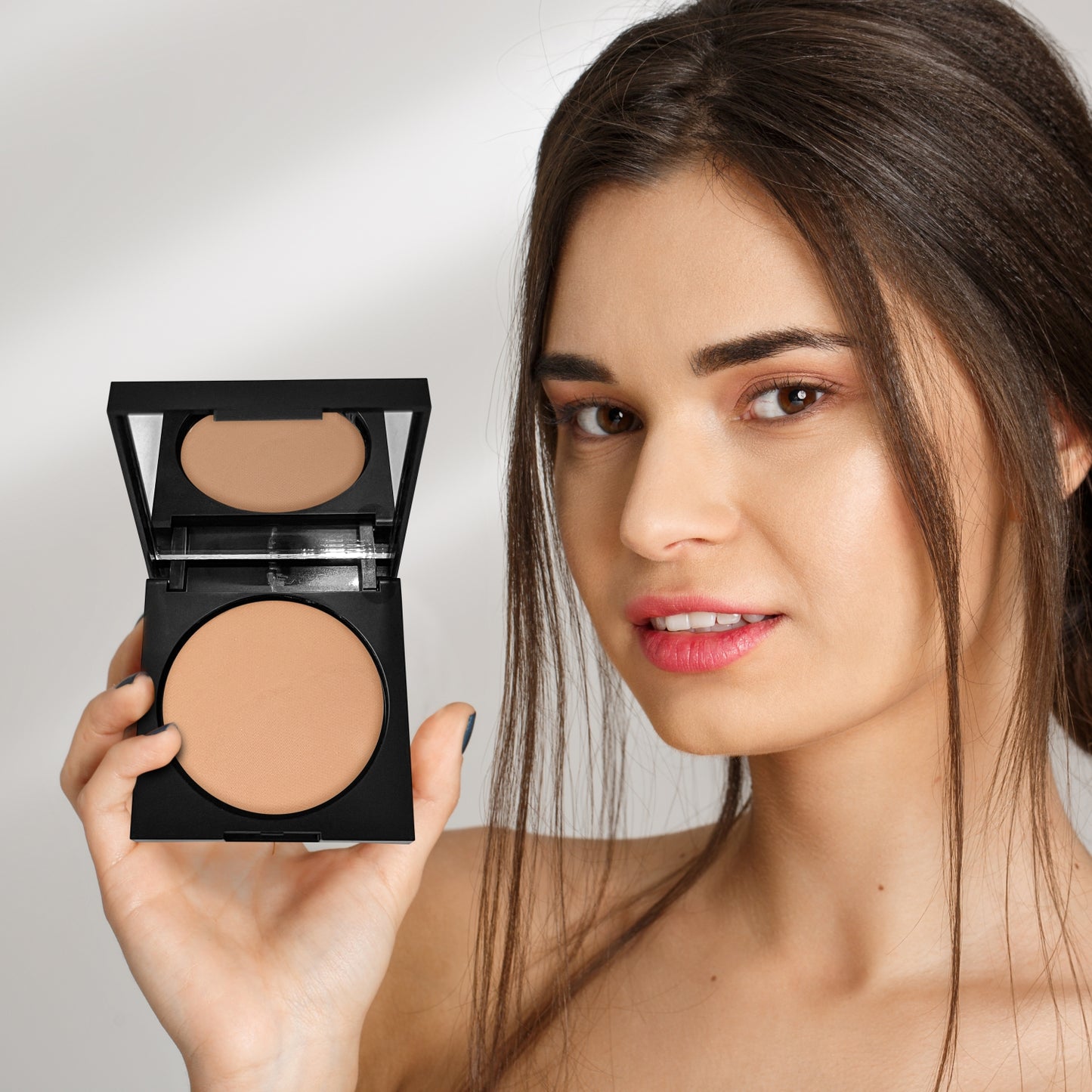 Verymiss Velvet Matte Finish Compact Powder 9 g I Comfortable for long-lasting I Non-oily matte finish I lightweight I 02 Light Beige I Qty 1