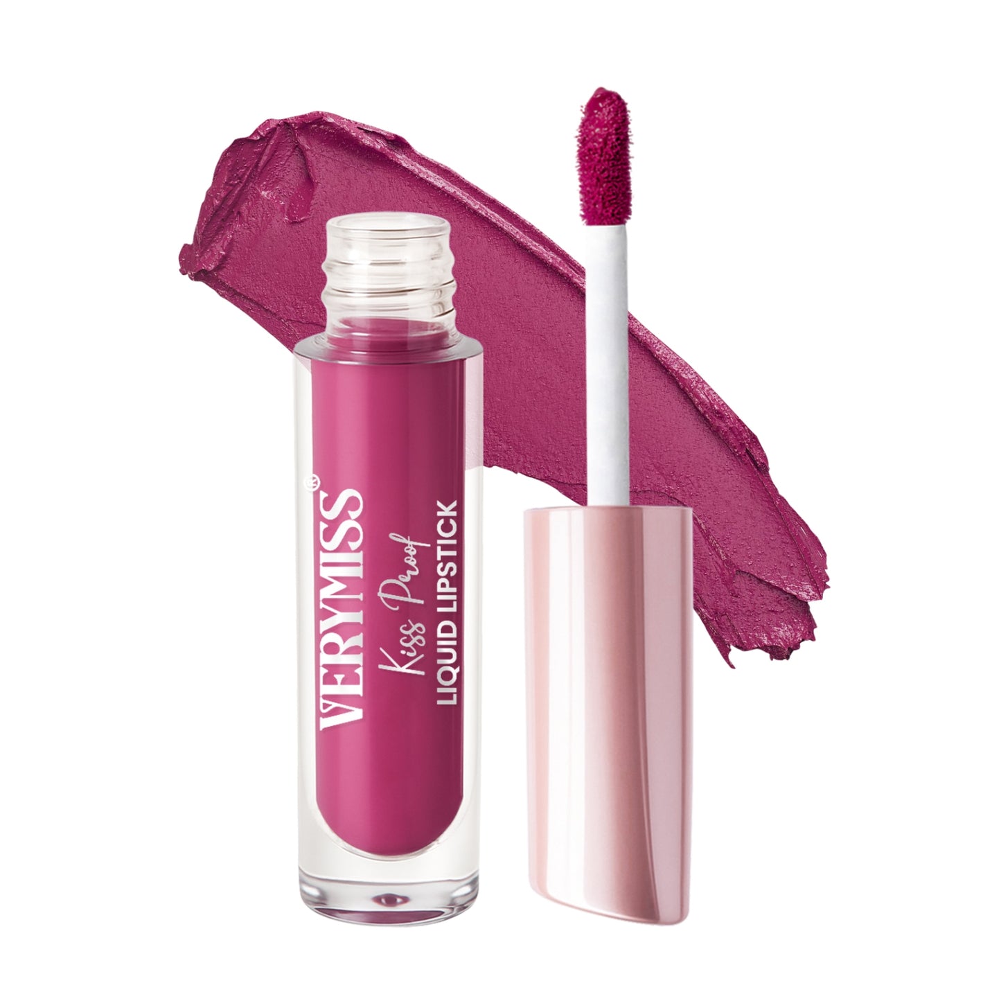 Kiss Proof Liquid Lipstick 1.6 ml I Rich, luxurious formula I Lightweight I long-wearing I 01 Viva Magenta