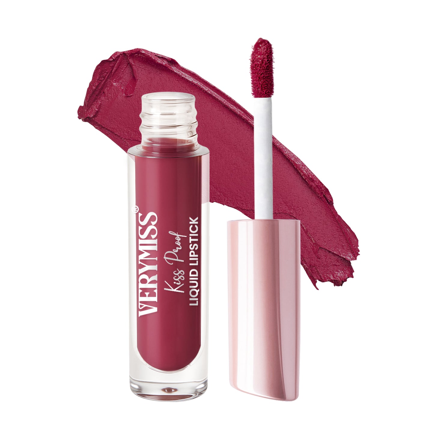 Kiss Proof Liquid Lipstick 1.6 ml I Rich, luxurious formula I Lightweight I long-wearing I 04 Raspberry crush