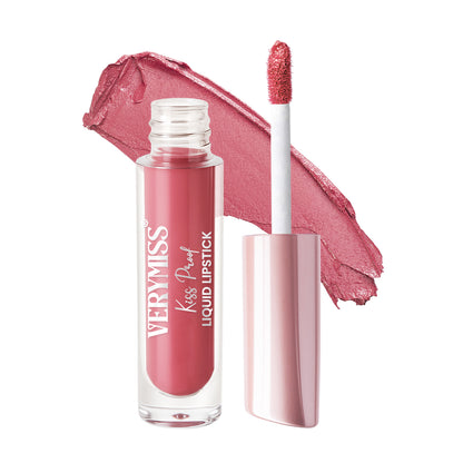 Kiss Proof Liquid Lipstick 1.6 ml I Rich, luxurious formula I Lightweight I long-wearing I 10 Mocha Mousse