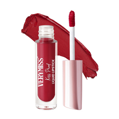 Kiss Proof Liquid Lipstick 1.6 ml I Rich, luxurious formula I Lightweight I long-wearing I 11 Aesthetic Maroon