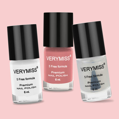 Nail Polish French Manicure Kit - 6 ml