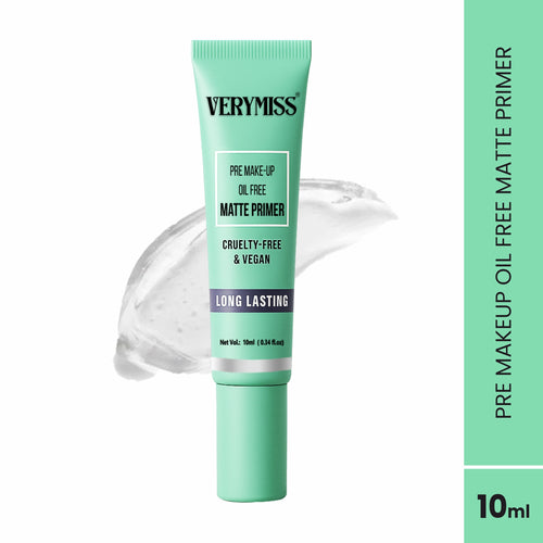 Verymiss Pre Make-Up Oil Free Matte Primer 10 ml I long-lasting I lightweight texture I Flawless, Even Finish