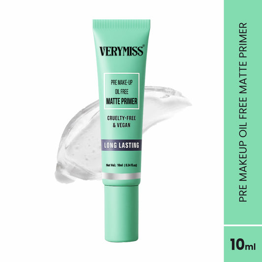 Verymiss Pre Make-Up Oil Free Matte Primer 10 ml I long-lasting I lightweight texture I Flawless, Even Finish