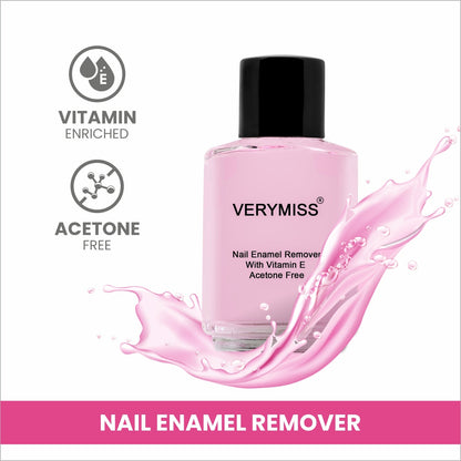 Nail Enamel Remover 30 ml - 01 Pink