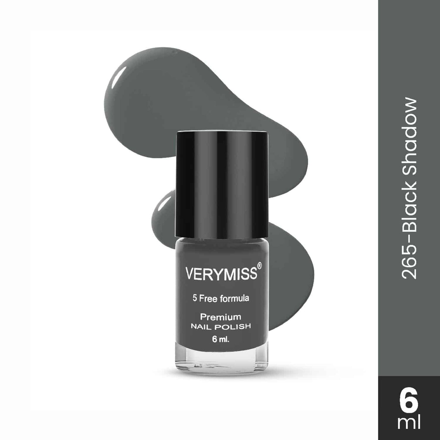 Premium Classic Nail Polish - 265 Black Shadow