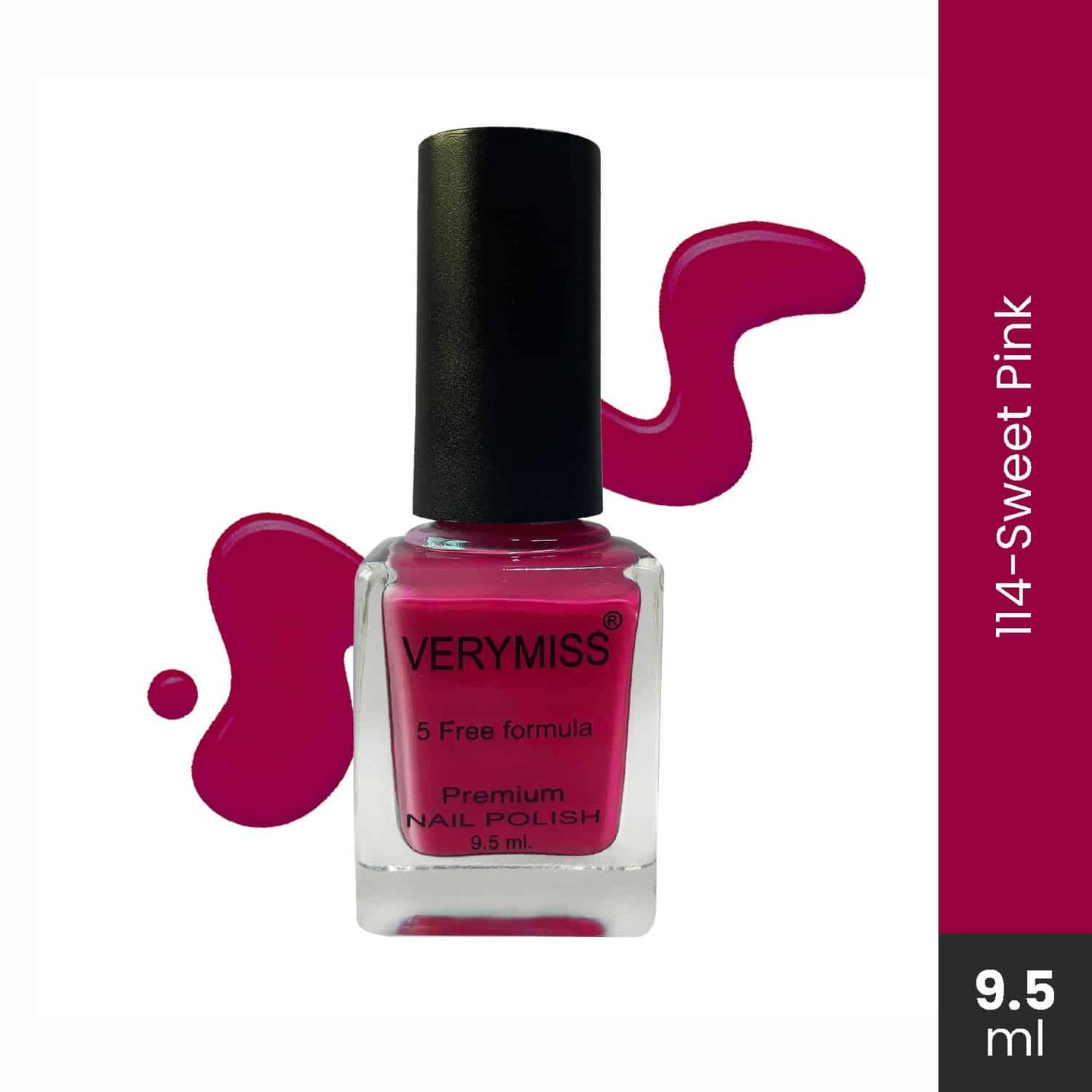 Premium Nail Polish - 114 Sweet Pink