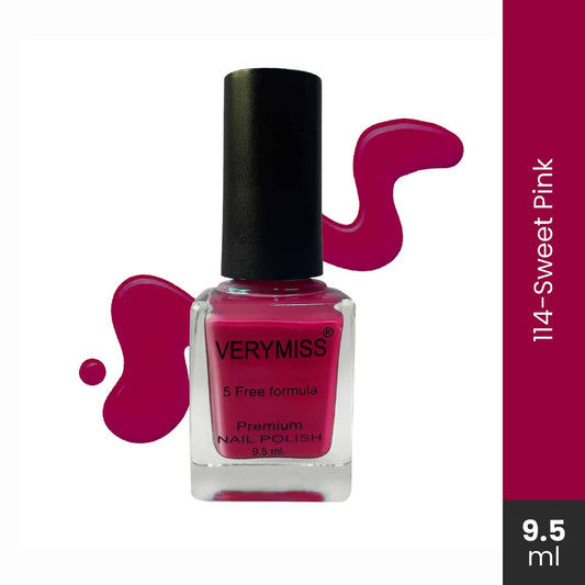 Premium Nail Polish - 114 Sweet Pink