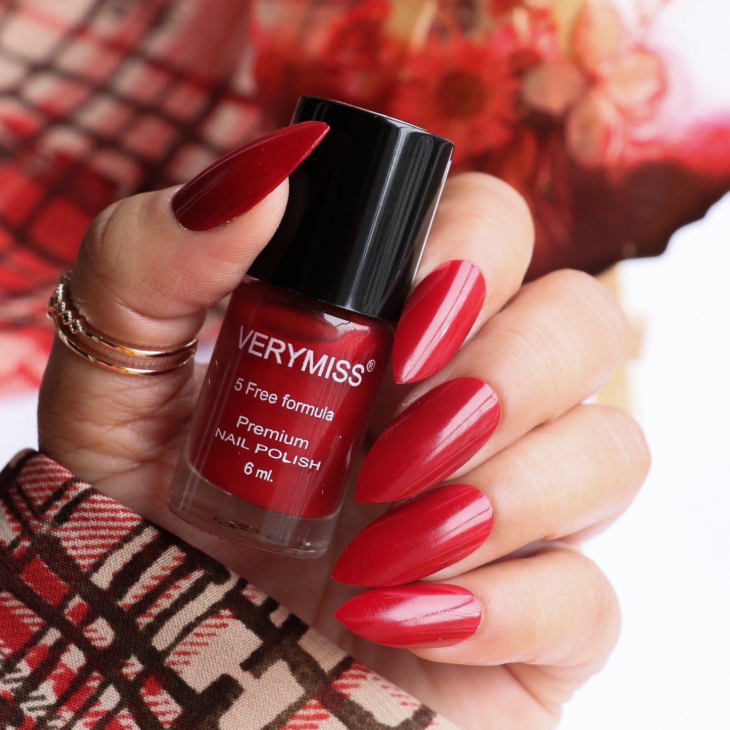Premium Non UV Gel Nail Polish - 204 Red Alert