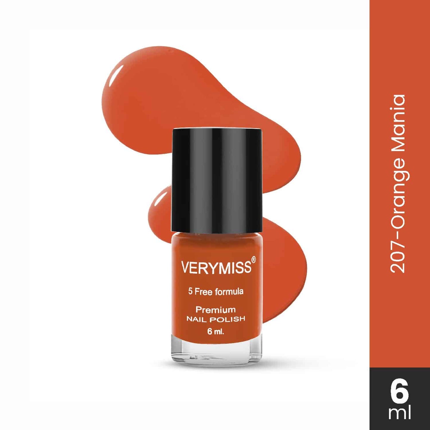 Premium Non UV Gel Nail Polish - 207 Orange Mania