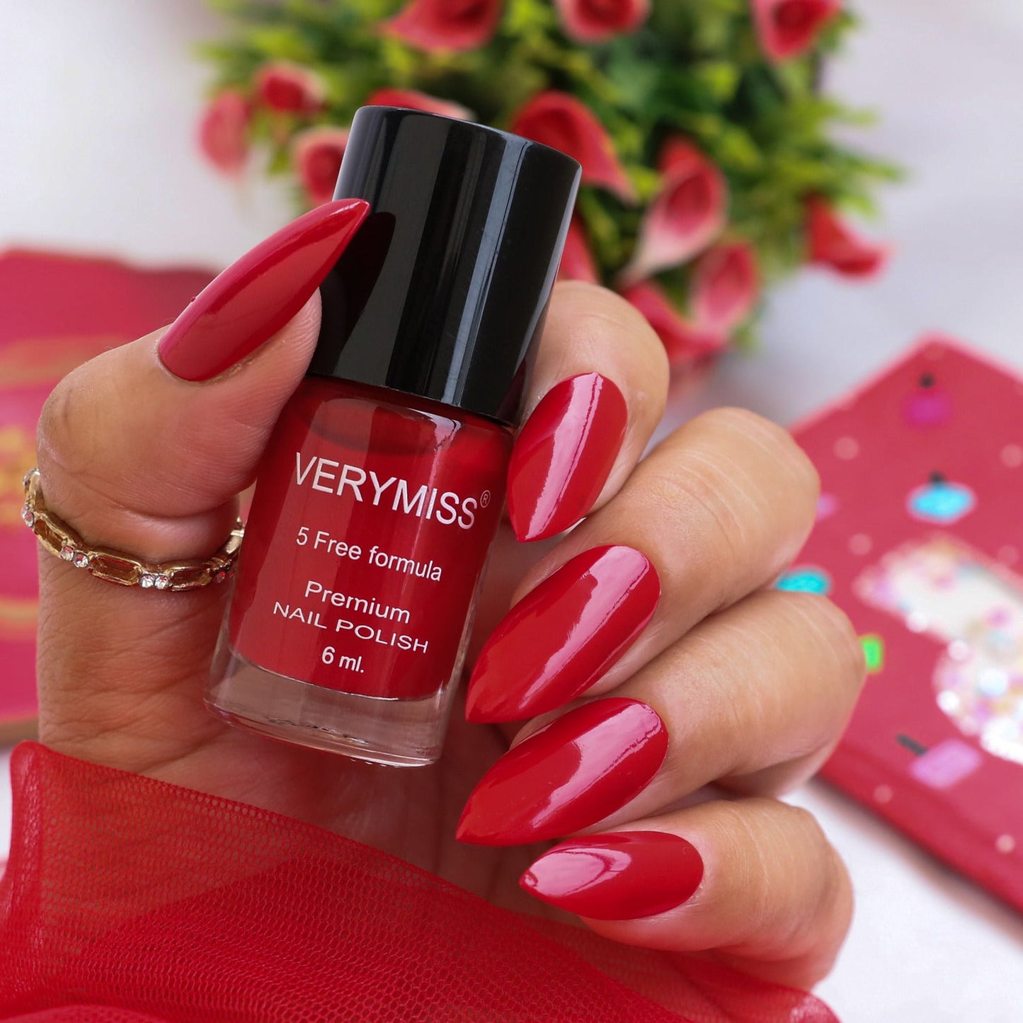 Premium Non UV Gel Nail Polish - 229 Red Rage