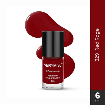 Premium Non UV Gel Nail Polish - 229 Red Rage