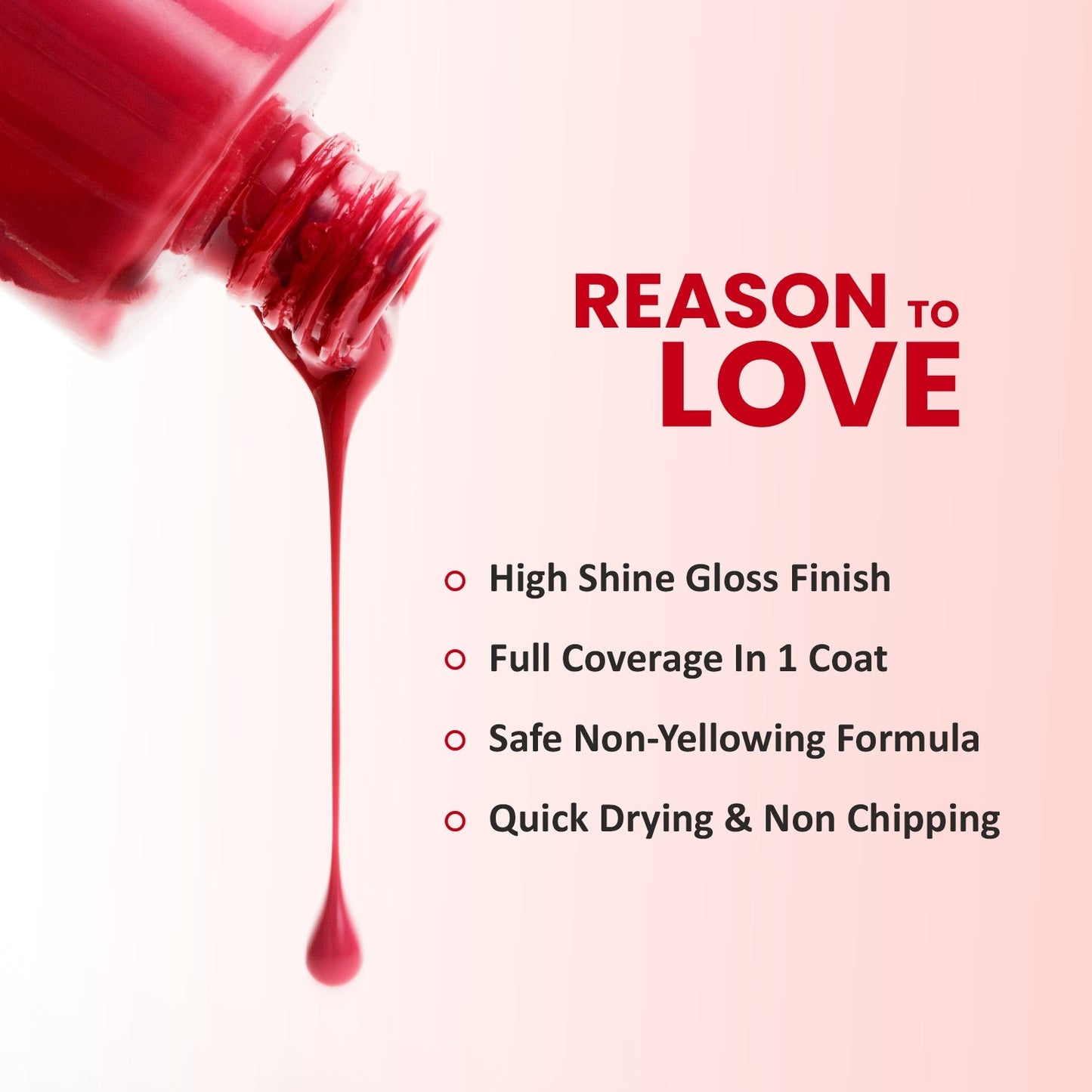 Premium Non UV Gel Nail Polish - 229 Red Rage